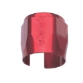 Picture of 8AN Tube Seal Hose Ends For 3/8" Fuel Hose With Red Finish