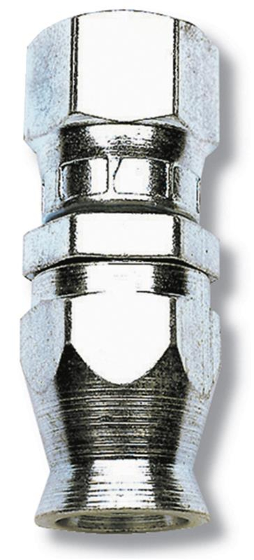 Picture of 8AN PowerFlex Straight Hose End With Endura Finish