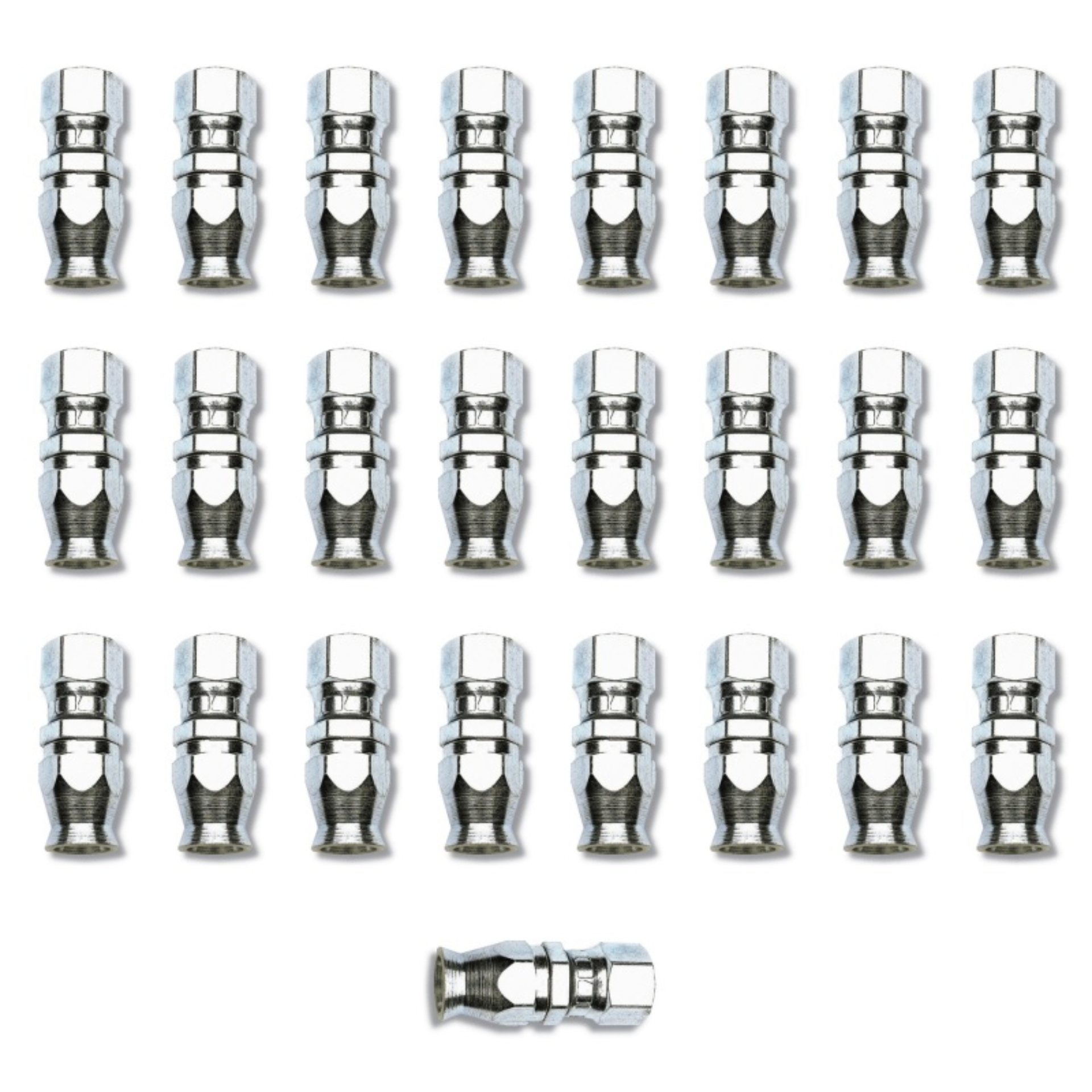 Picture of 10AN PowerFlex Straight Hose End With Endura Finish - 25 Pack