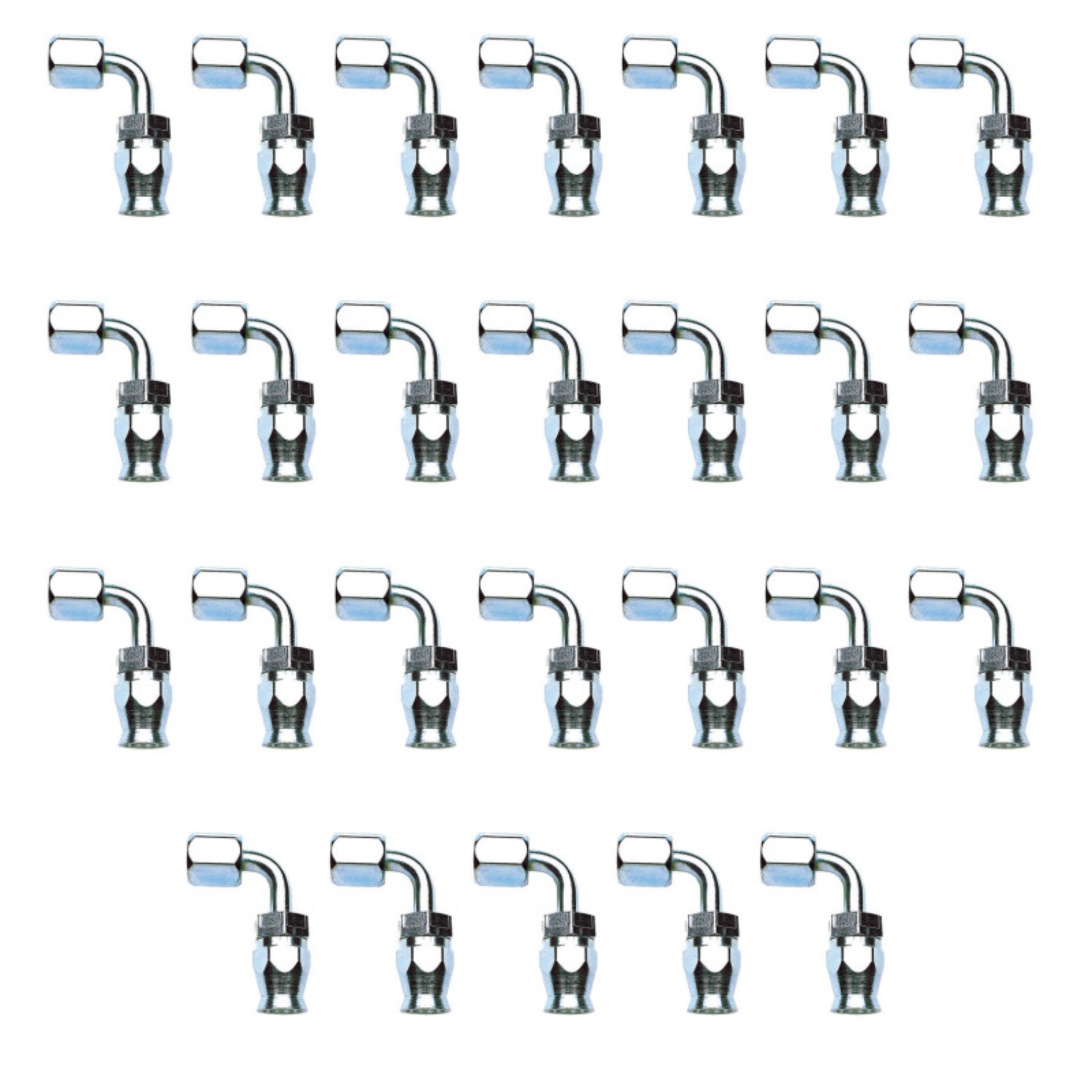 Picture of 10AN PowerFlex 90 Degree Hose End With Endura Finish - 25 Pack