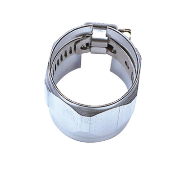 Picture of 8AN Tube Seal Hose Ends For 3/8" Fuel Hose With Chrome Finish