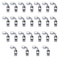 Picture of 10AN PowerFlex 90 Degree Hose End With Endura Finish - 25 Pack