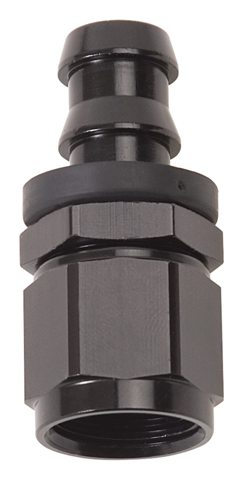 Picture of 8AN Twist-Lok Straight Hose Ends With Black Finish