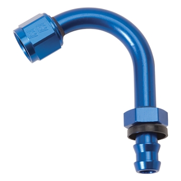 Picture of 6AN Twist-Lok 120 Degree 1" Radius Hose End With Blue Finish