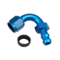 Picture of 6AN Twist-Lok 120 Degree Tight 9/16" Radius Hose End With Blue Finish