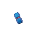Picture of 6AN Straight Swivel Coupler Adapter Fitting With Red/Blue Finish