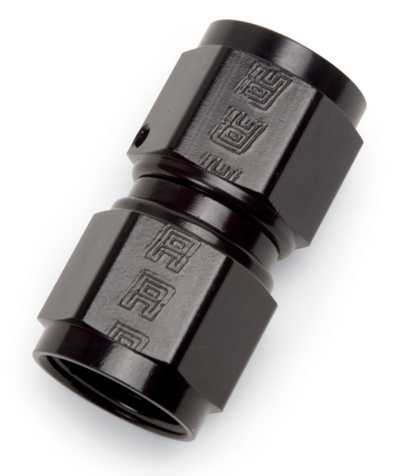 Picture of 12AN Straight Swivel Coupler Adapter Fitting With Black Finish