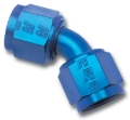 Picture of 10AN 45 Degree Swivel Coupler Adapter Fitting With Blue Finish