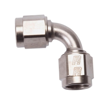 Picture of 6AN 90 Degree Swivel Coupler Adapter Fitting With Endura Finish