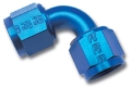 Picture of 10AN 90 Degree Swivel Coupler Adapter Fitting With Blue Finish