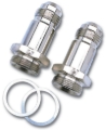 Picture of 8AN Holley Dual Feed 750 To Dominator 1350 Carb (2") With Endura Finish - Pair