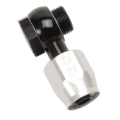 Picture of 8AN Holley Single Feed 600-660 2-Barrel Carb 9/16" -24 Banjo Fitting, Black