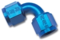 Picture of 4AN 90 Degree Swivel Coupler Adapter Fitting With Blue Finish
