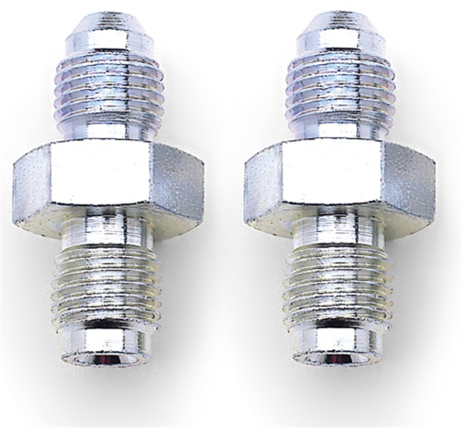 Picture of 3AN To 3/8" X 24 I.F. Male Brake Adapter Fitting With Black Finish- Pair