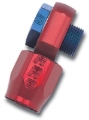 Picture of 6AN Edelbrock Thunder/Performer Carb 5/8"-20 Banjo Adapter Fitting With Red/Blue