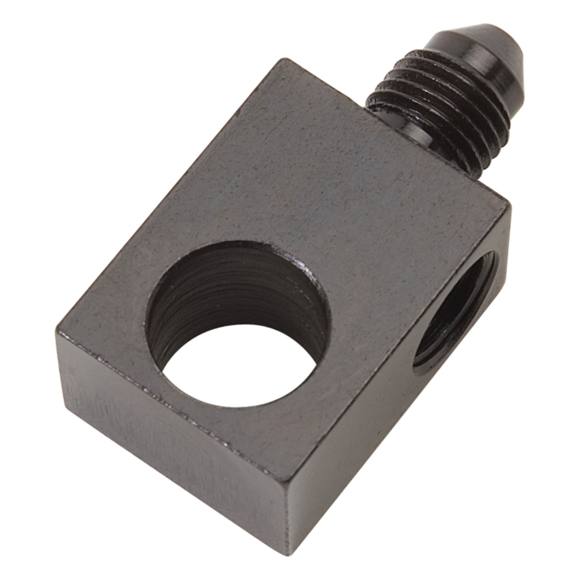 Picture of 3AN To 3/8" X 24 I.F. Female Brake Adapter Tee Fitting With Black Finish