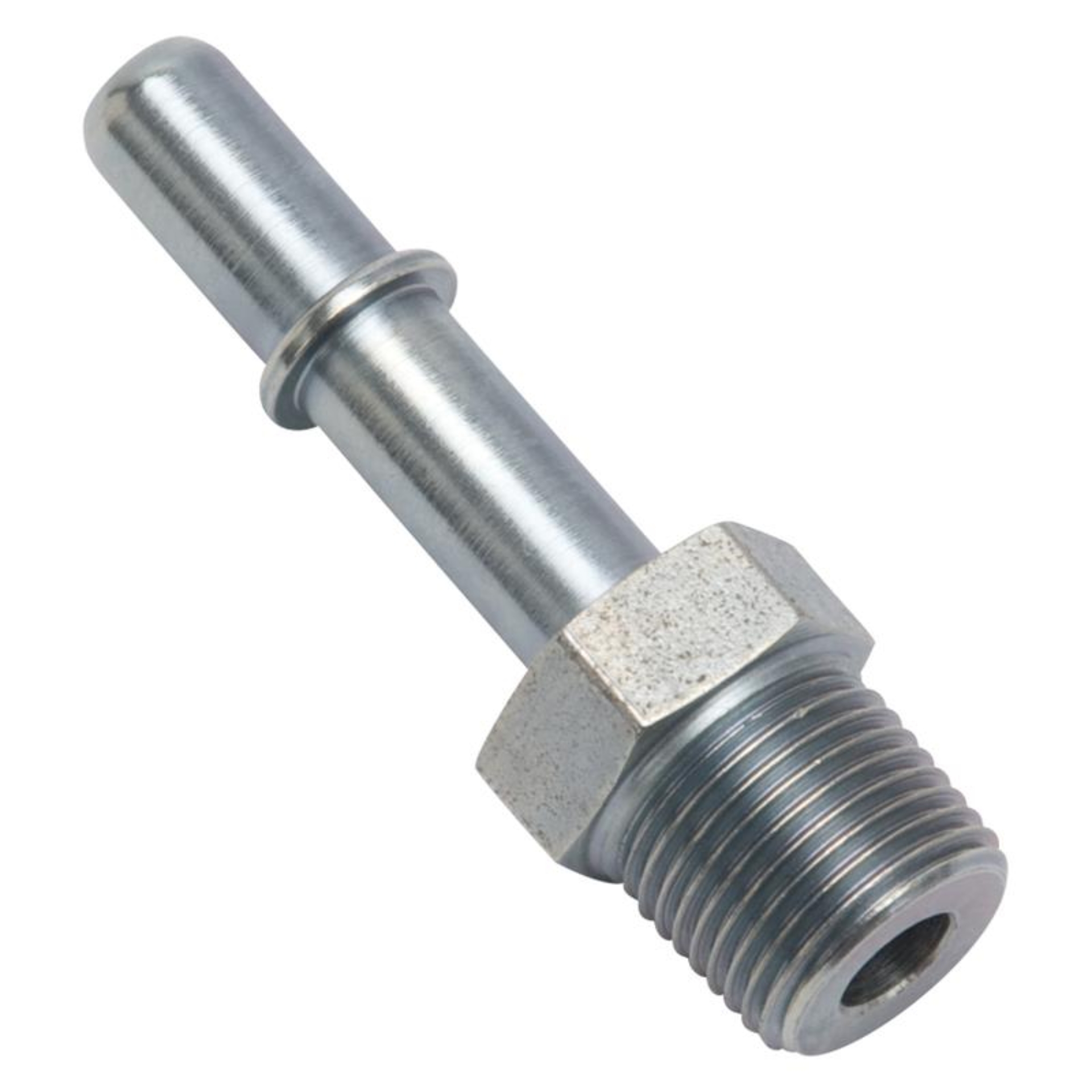 Picture of 3/8" NPT Male x 3/8" SAE Quick-Disconnect Male Adapter With Zinc Finish
