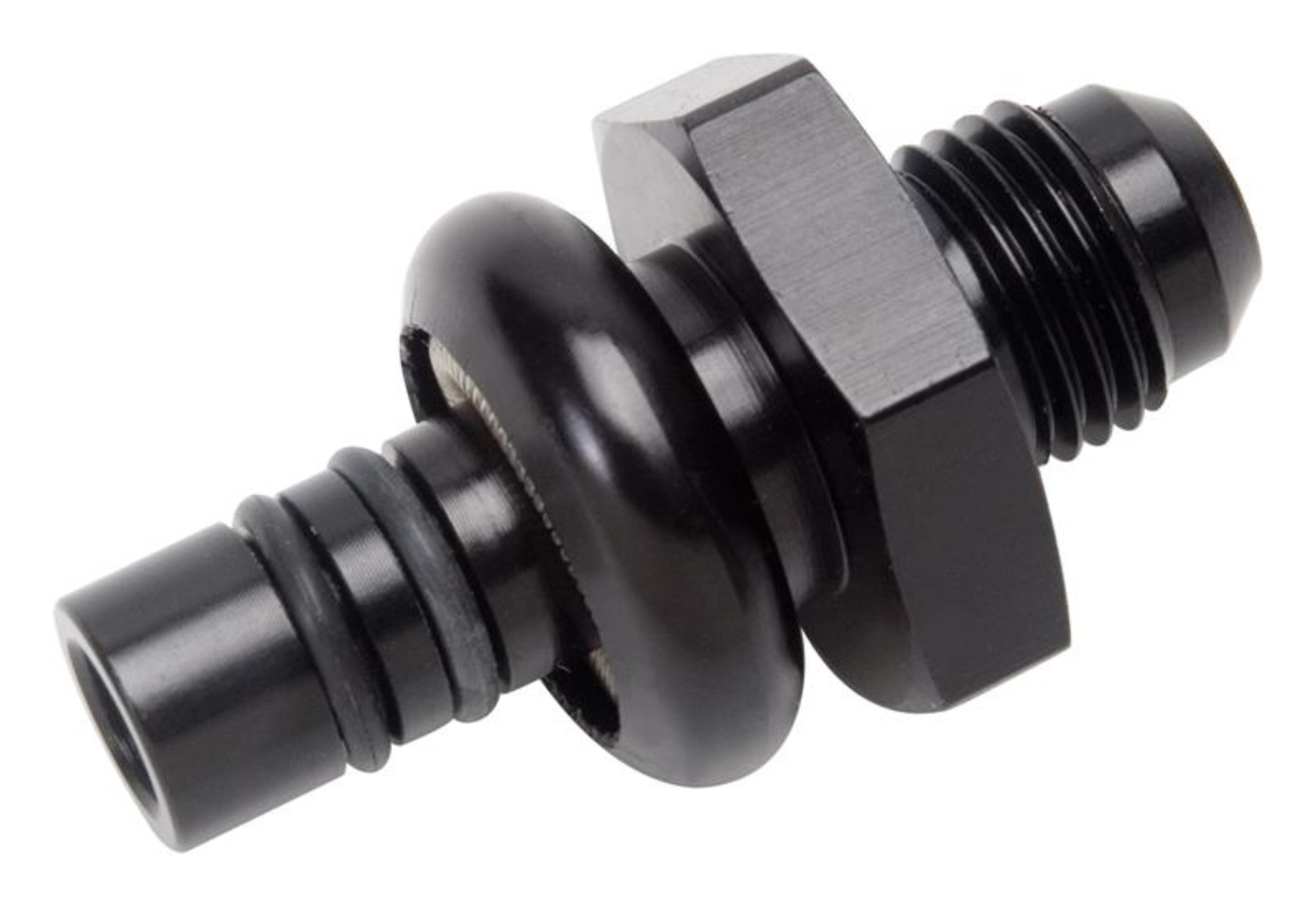 Picture of Ford Pressure Side EFI x 8AN Fitting With Black Finish