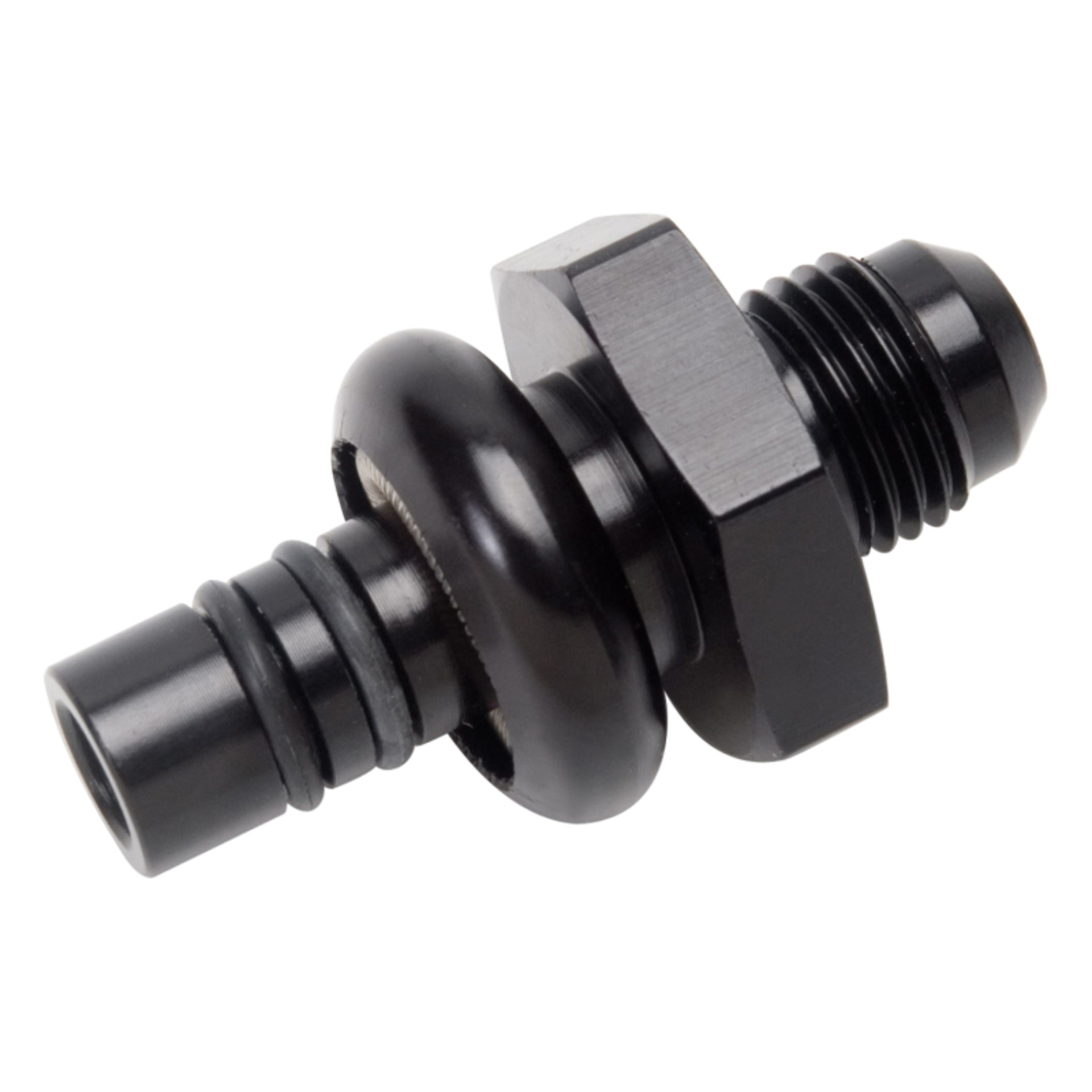 Picture of Ford Pressure Side EFI x 8AN Fitting With Black Finish