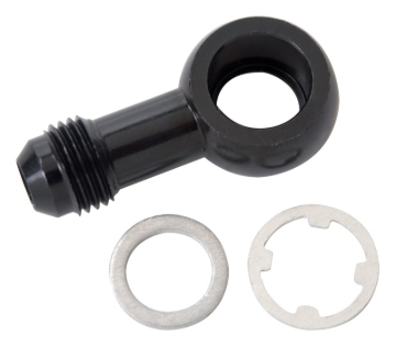 Picture of 6AN Male Flare For Civics/Integras With Fuel Damper (12mm) With Black Finish
