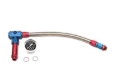 Picture of 6AN-3/8" Female NPT Carb Inlet Kit & Gauge, Demon Carbs w/ Red/Blue Finish