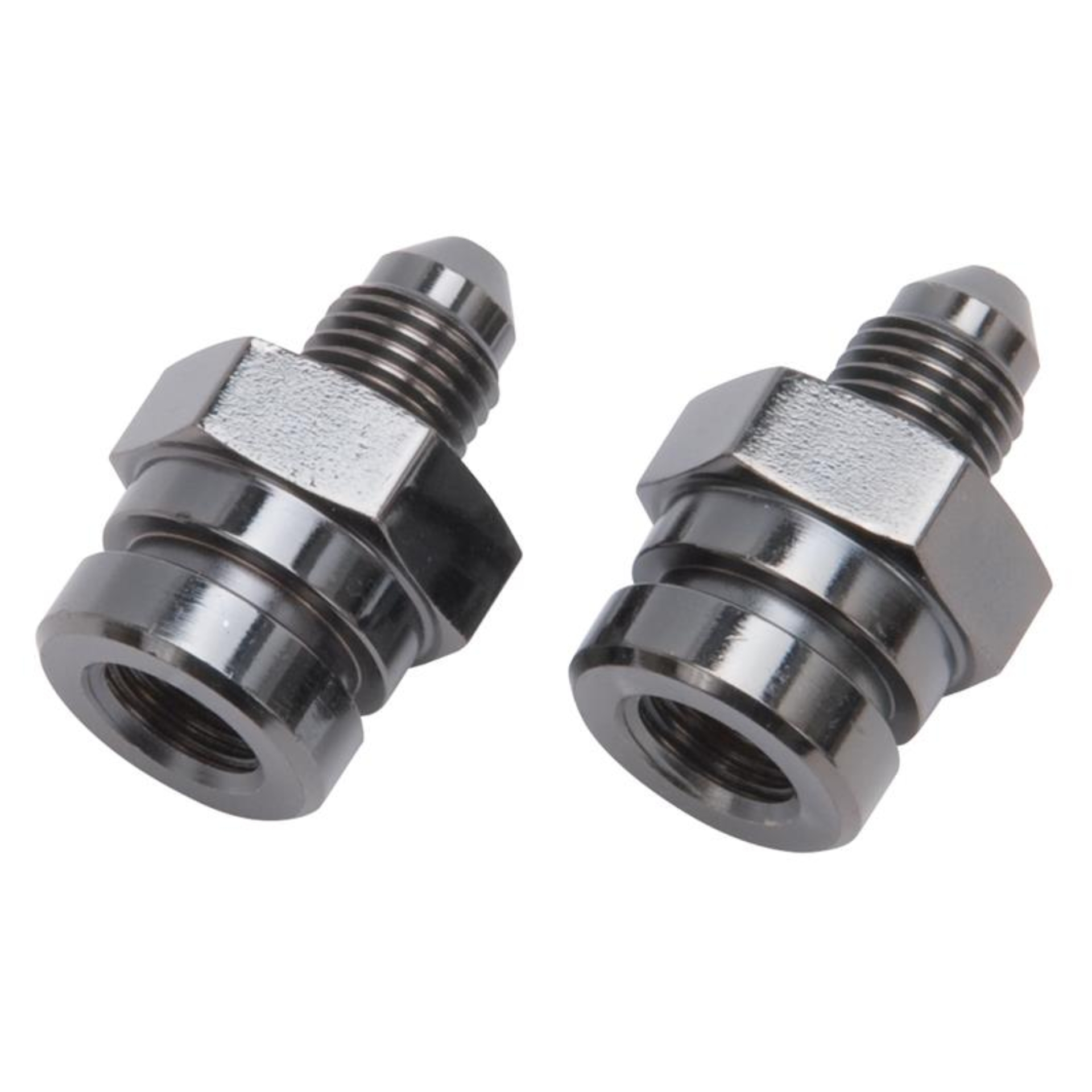 Picture of 4AN To 3/8" X 24 I.F. Female Brake Adapter Fitting With Endura Finish- Pair