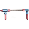 Picture of 8AN ProFlex Carb Inlet Kit, With Filter, Demon Carbs With Red/Blue Finish