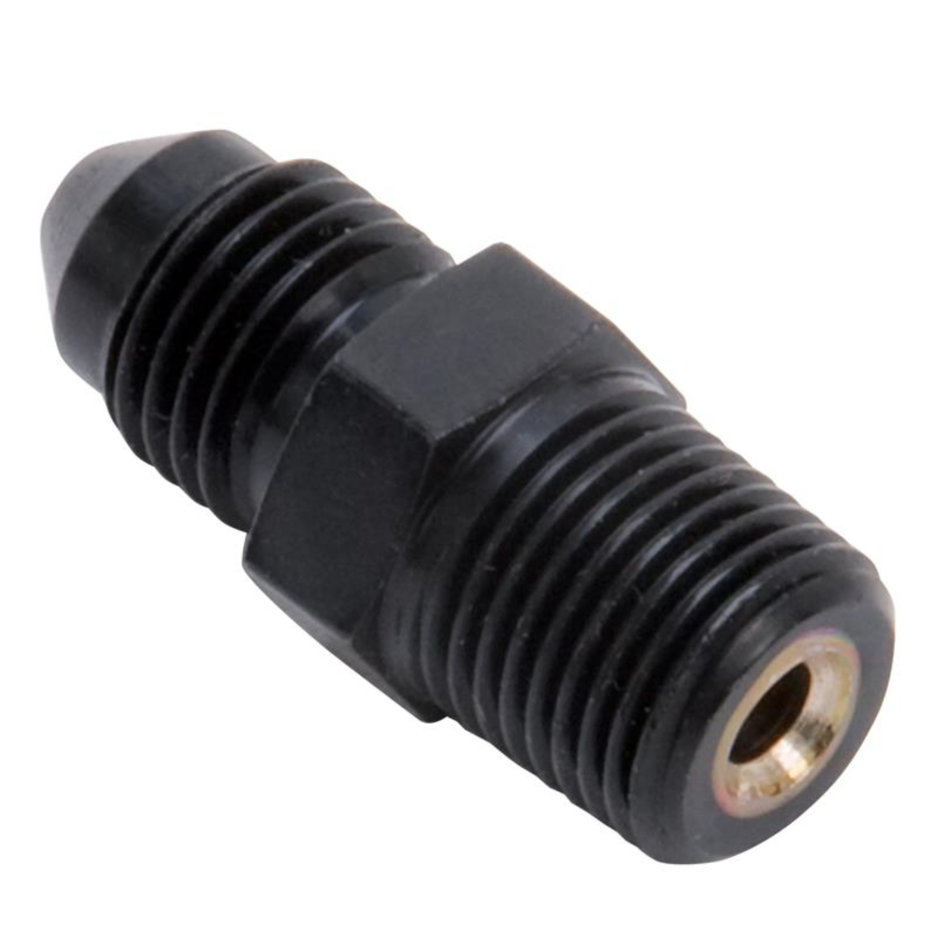 Picture of 3AN X 1/8" NPT Pipe Male Brake Adapter Fitting With Black Finish