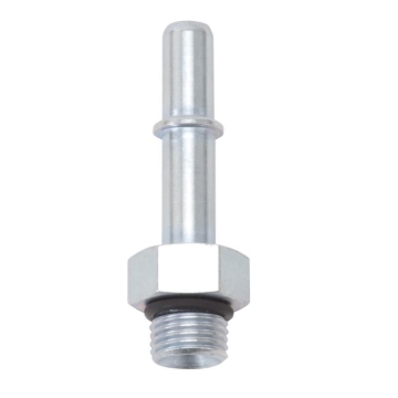Picture of 6AN Male (ORB) SAE port x 3/8" SAE Quick-Disconnect Male Adapter w/ Zinc Finish