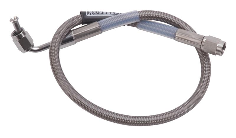 Picture of 90 Degree X 3AN To Straight 3AN Competion Brake Hose - 18" Length