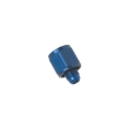 Picture of 12AN Female To 10AN Male B-Nut Flare Reducer Adapter Fitting With Blue Finish