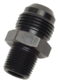 Picture of 4AN Straight Flare To 3/8" Pipe Adapter Fitting With Black Finish
