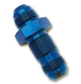 Picture of 6AN Straight Thread Plug Adapter Fitting And O-Ring With Blue Finish