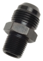 Picture of 4AN Straight Flare To 1/8" Pipe Adapter Fitting With Black Finish