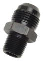 Picture of 4AN Straight Flare To 1/8" Pipe Adapter Fitting With Black Finish