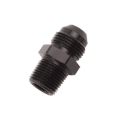 Picture of 6AN Straight Flare To 1/4" Pipe Adapter Fitting With Black Finish