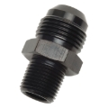 Picture of 10AN Straight Flare To 1/2" Pipe Adapter Fitting With Black Finish