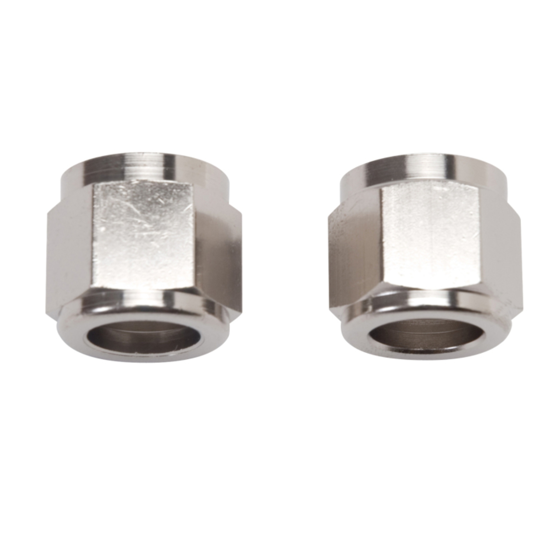 Picture of 6AN To 3/8" Tube Nut Adapter Fitting With Endura Finish - Pair