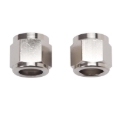 Picture of 8AN To 1/2" Tube Nut Adapter Fitting With Endura Finish - Pair