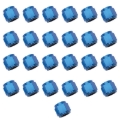 Picture of 6AN To 3/8" Tube Nut Adapter Fitting With Blue Finish - 25 Pack