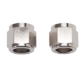 Picture of 6AN To 3/8" Tube Nut Adapter Fitting With Endura Finish - Pair