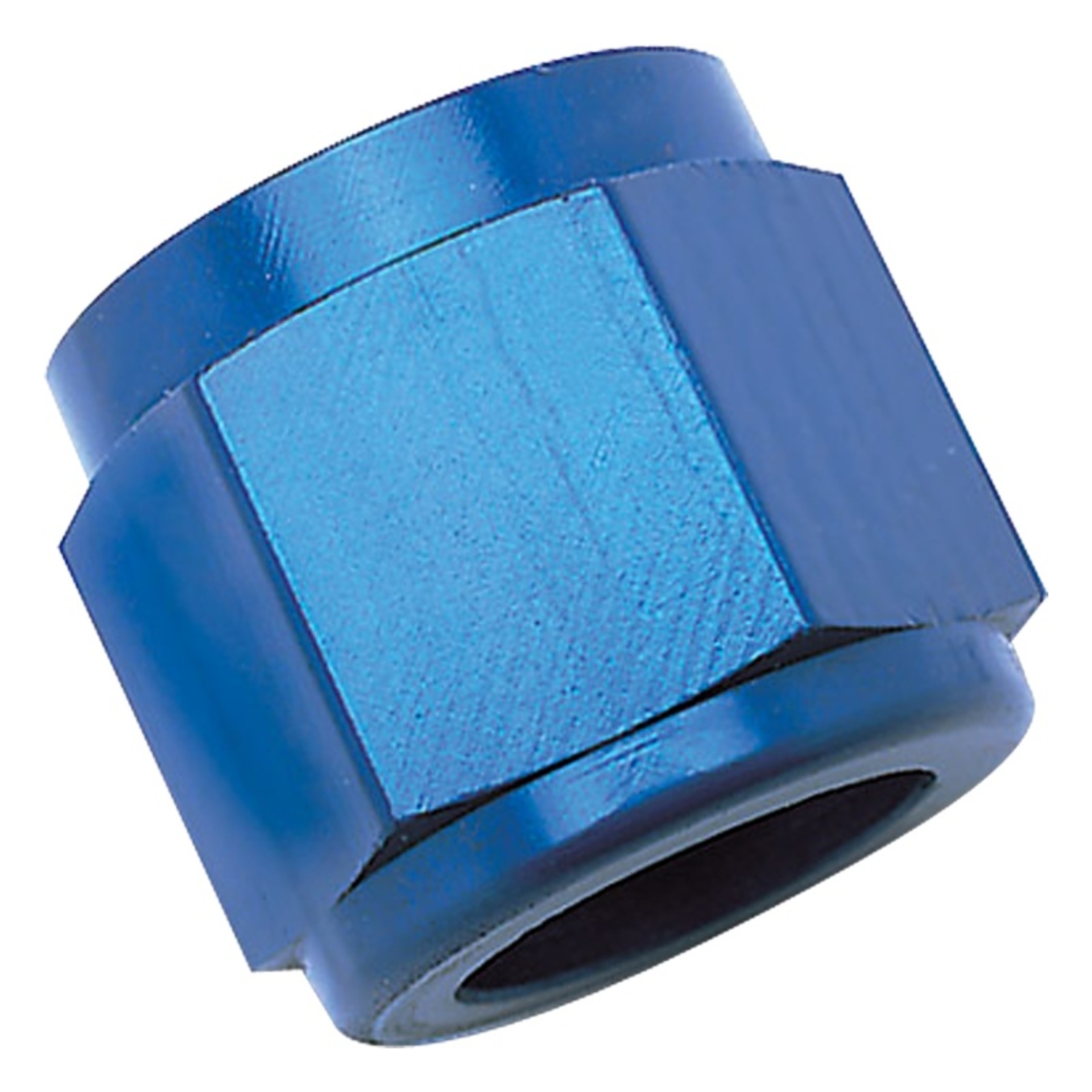 Picture of 16AN To 1" Tube Nut Adapter Fitting With Blue Finish