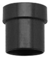 Picture of 4AN To 1/4" Tube Sleeve Adapter Fitting With Black Finish - 6 Pack