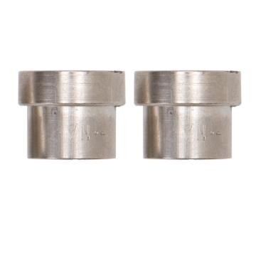 Picture of 8AN To 1/2" Tube Sleeve Adapter Fitting With Endura Finish - Pair