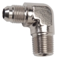 Picture of 6AN 90 Degree Flare To 1/4" Pipe Adapter Fitting With Endura Finish