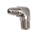Picture of 6AN 90 Degree Flare To 3/8" Pipe Adapter Fitting With Endura Finish