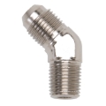 Picture of 4AN 45 Degree Flare To 1/8" Pipe Adapter Fitting With Endura Finish