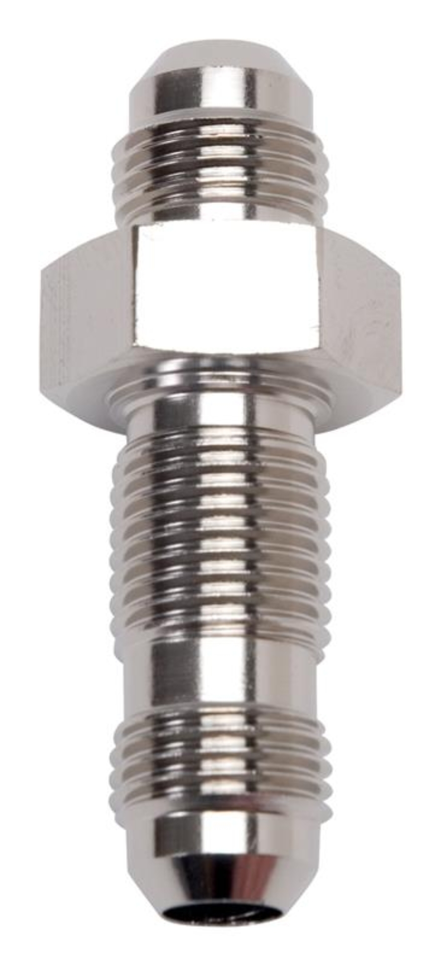 Picture of 8AN Straight Flare Bulkhead Adapter Fitting With Endura Finish