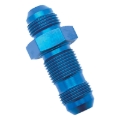 Picture of 3AN Straight Flare Bulkhead Adapter Fitting With Blue Finish