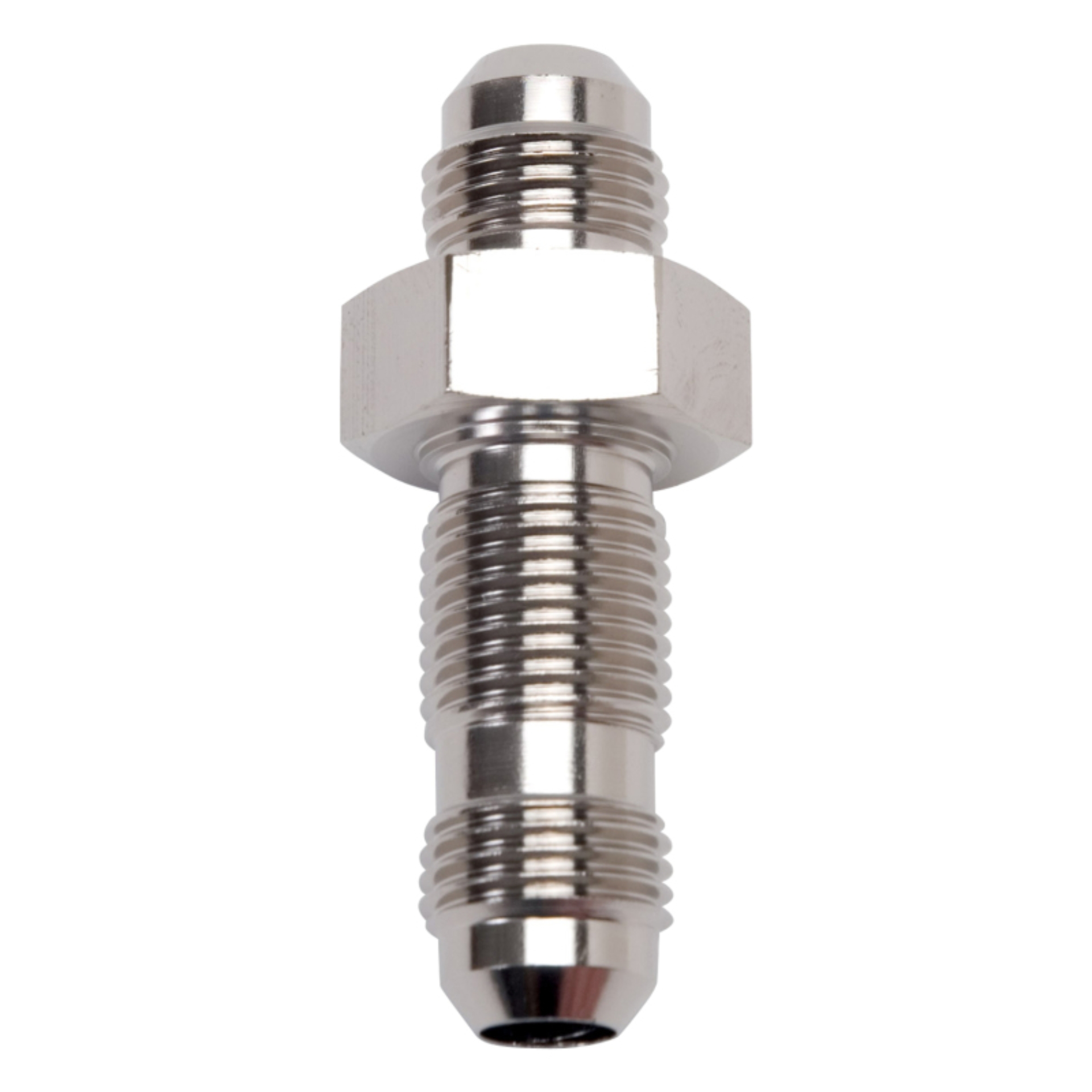 Picture of 10AN Straight Flare Bulkhead Adapter Fitting With Endura Finish
